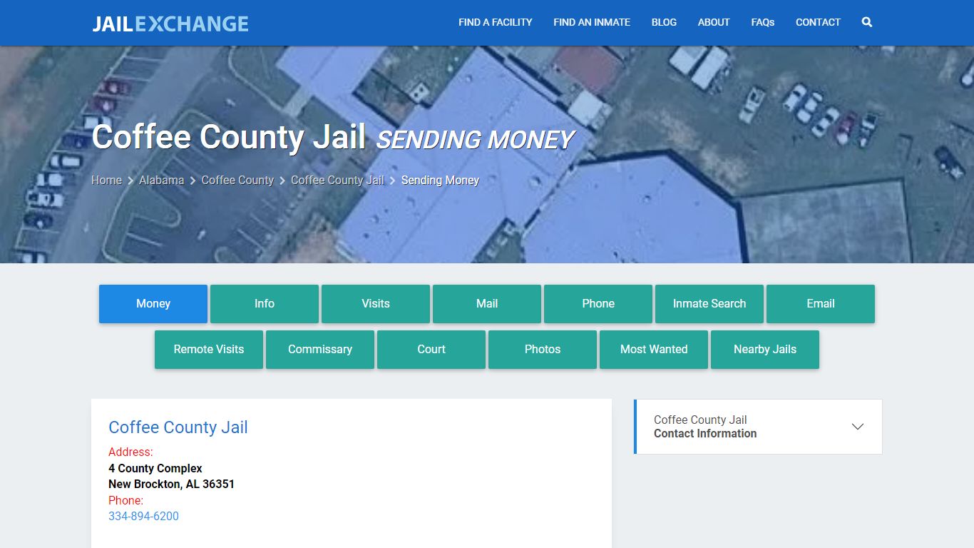 Send Money to Inmate - Coffee County Jail, AL - Jail Exchange